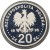 Moneta Moneta 20 zł 500 lat województwa płockiego 1995 awers