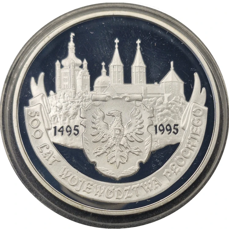 Moneta Moneta 20 zł 500 lat województwa płockiego 1995 rewers