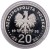 Moneta kolekcjonerska 20 zł Mikołaj Kopernik ECU 1995 awers