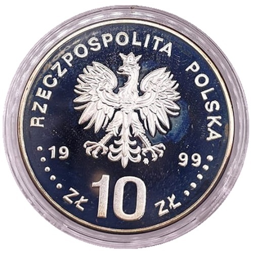 Moneta 10 zł Władysław IV Waza 1999 awers