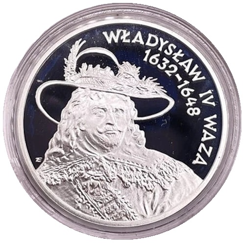 Moneta 10 zł Władysław IV Waza 1999 rewers