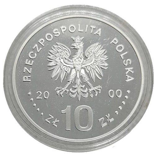 Moneta 10 zł Solidarność 1980-2000 2000 r. awers