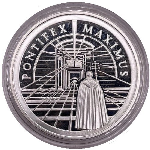 Moneta 10zł Jan Pawel II Pontifex Maximum rewers