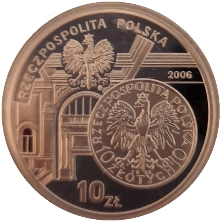 Moneta 10 zł Dzieje złotego 2006 awers
