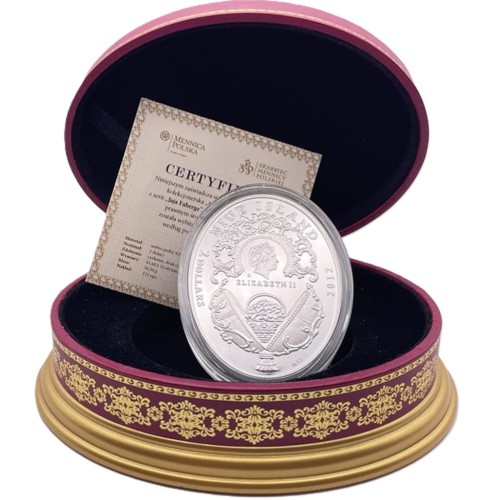 Faberge 2 dollars 2012 Jajo Laurowe awers