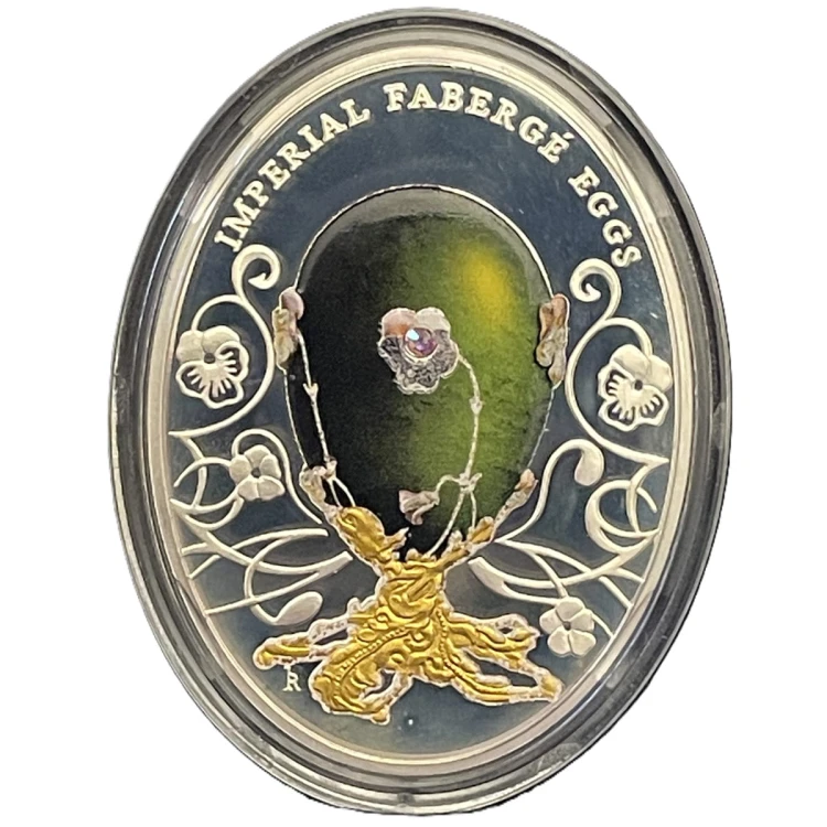 Faberge 2 dollars 2011 Jajo Bratkowe rewers