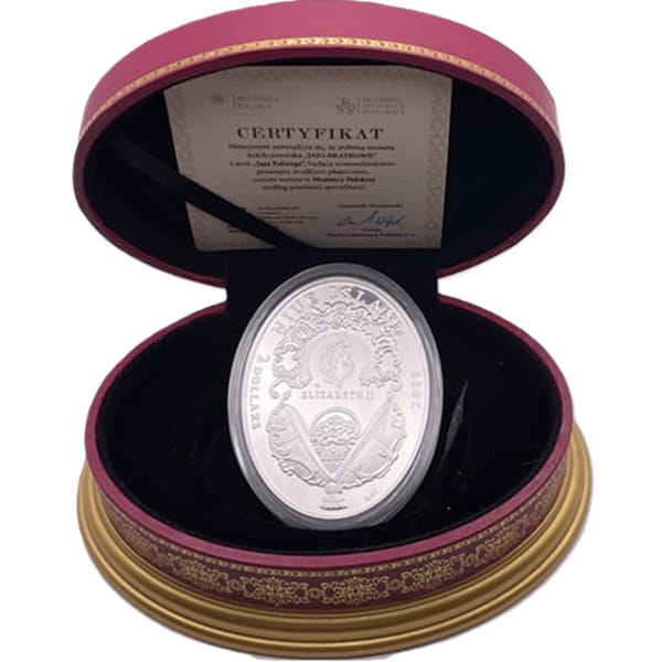 Faberge 2 dollars 2011 Jajo Bratkowe awers