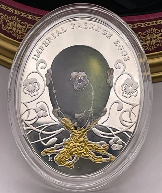 Faberge 2 dollars 2011 Jajo Bratkowe rewers box