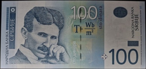 Serbia banknot 100 dinarów 2013 awers