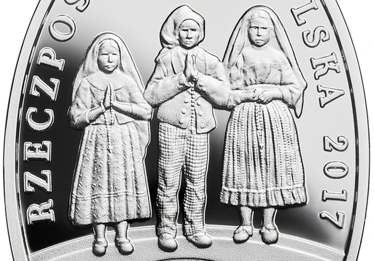 Moneta kolekcjonerska 10 zł 100-lecie Objawień Fatimskich 2017 szczegóły