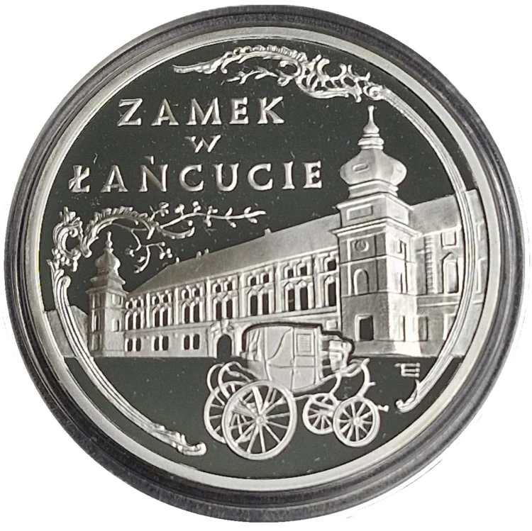 Moneta 300000 zł Zamek w Łańcucie 1993 rewers