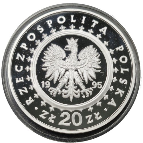 Moneta 20 zł Pałac Królewski w Łazienkach 1995 awers