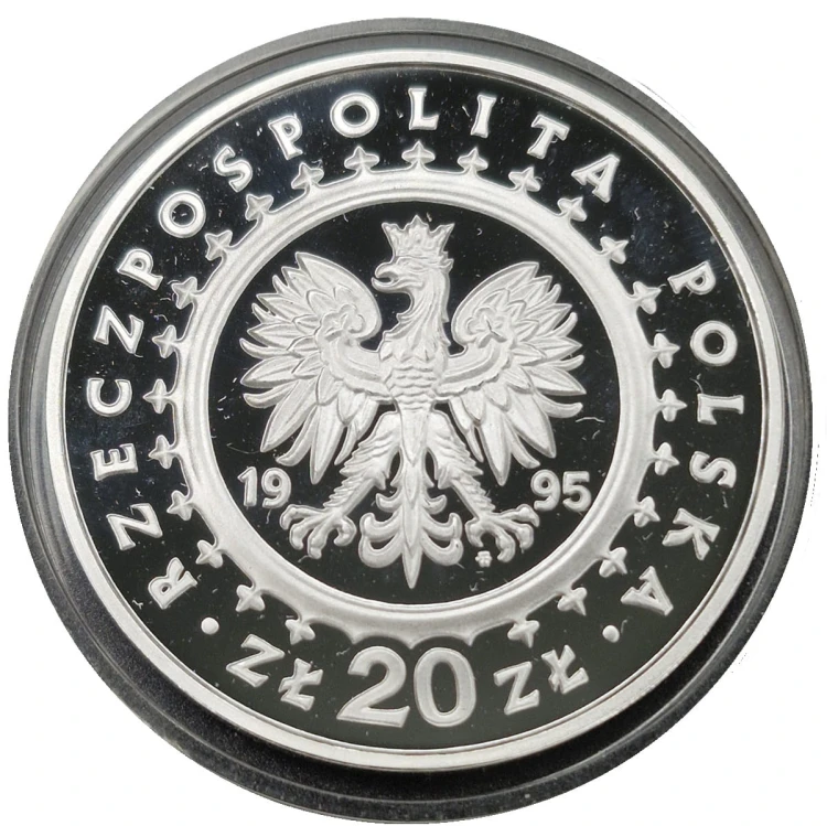 Moneta 20 zł Pałac Królewski w Łazienkach 1995 awers