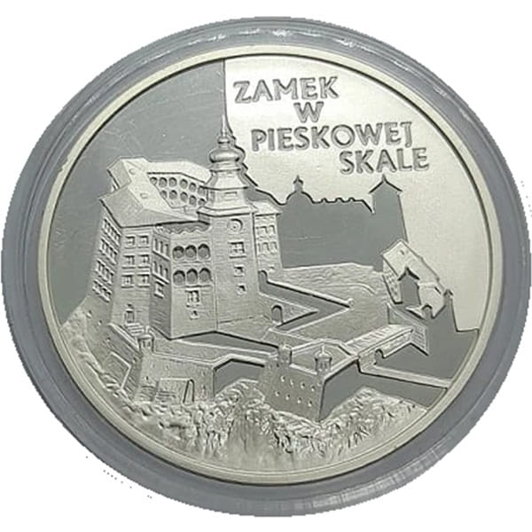 Moneta 20 zł Zamek w Pieskowej Skale 1997 rewers