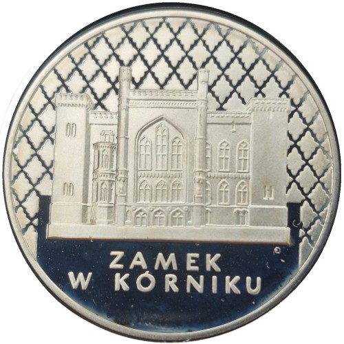 Moneta 20 zł Zamek w Kórniku 1998 rewers