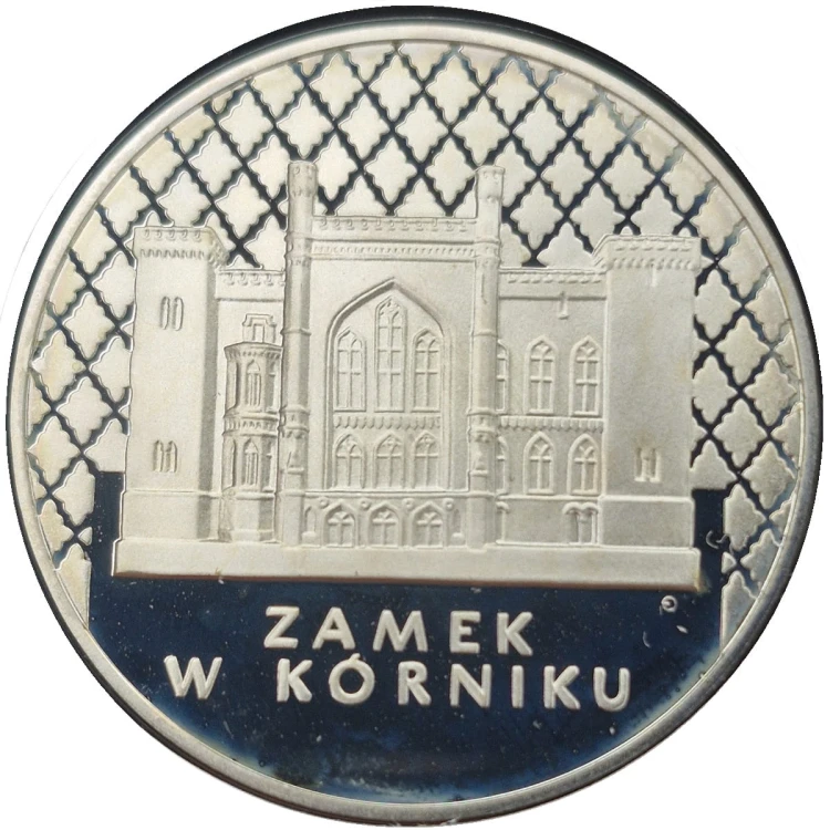 Moneta 20 zł Zamek w Kórniku 1998 rewers