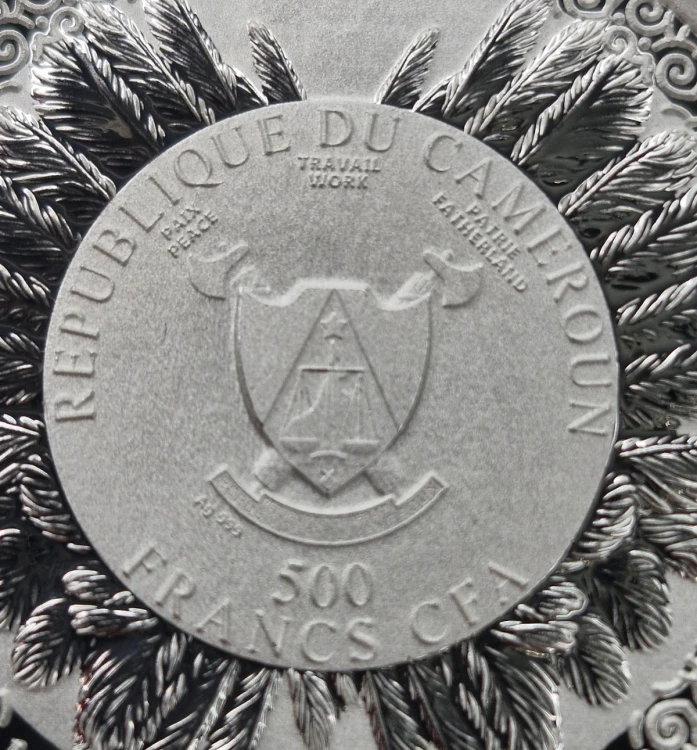 Moneta 500 franków Wiedźmin 1oz Czas pogardy 2025 szczegóły 2