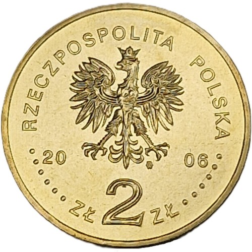 Moneta 2 zł 100-lecie SGH w Warszawie 2006 awers