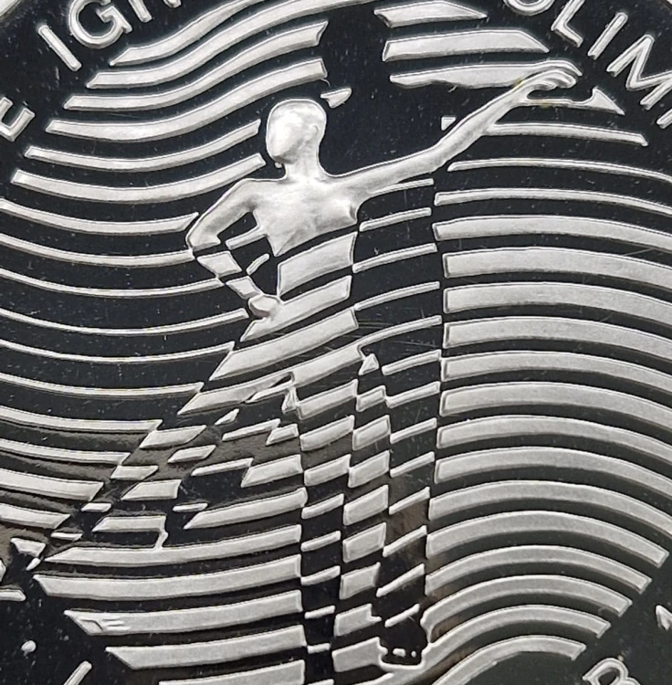 Moneta 300000 zł XVII Zimowe Igrzyska Lillehammer 1993 szczególy
