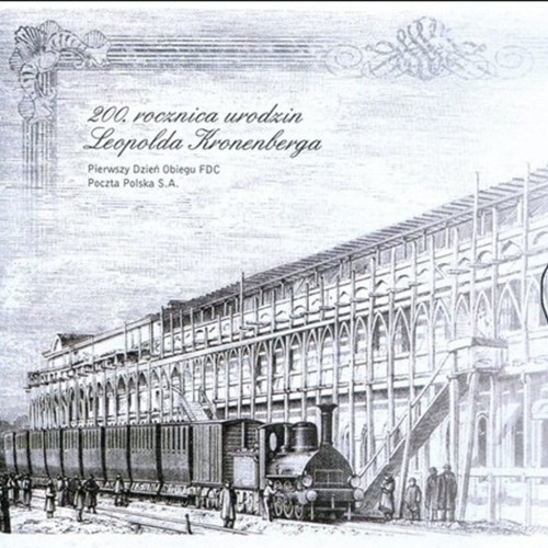 Koperta FDC 200. rocz. ur. Leopolda Kronenberga 2012 szczegóły