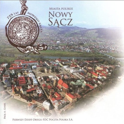 Koperta FDC miasta Polskie Nowy Sącz 2017 szczegóły