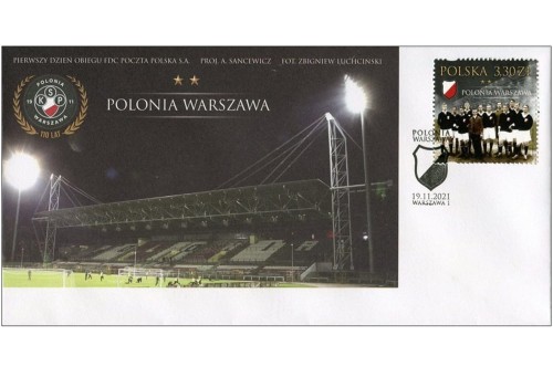 Koperta FDC Polonia Warszawa 2021