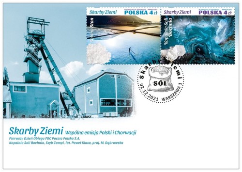 Koperta FDC Skarby Ziemi 2021