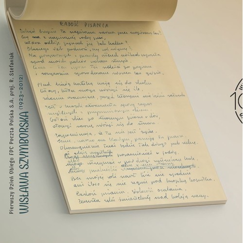 Koperta FDC Wisława Szymborska 2023 szczegóły