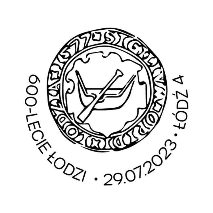 Koperta FDC 600-lecie Łodzi FDC 2023 datownik