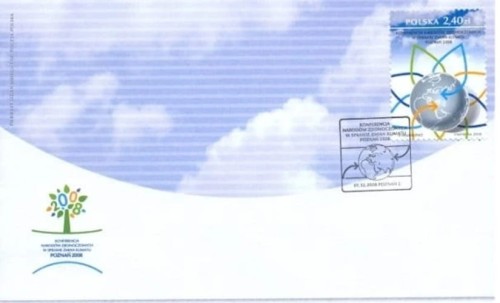 Koperta FDC Konferencja Narodów Zjednoczonych w Sprawie Klimatu 2008
