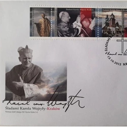 Koperta FDC śladami Karola Wojtyły Karków 2012 szczegóły