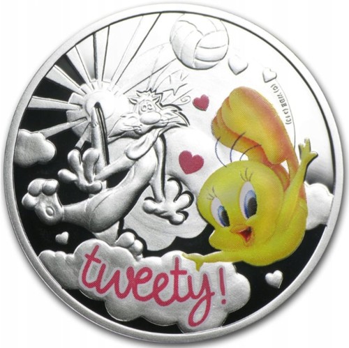Moneta 1 dolar Tweety Bohaterowie kreskówek 2013 rewers
