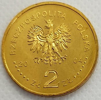 Moneta okolicznościowa 2 zł Igrzyska Ateny 2004 awers