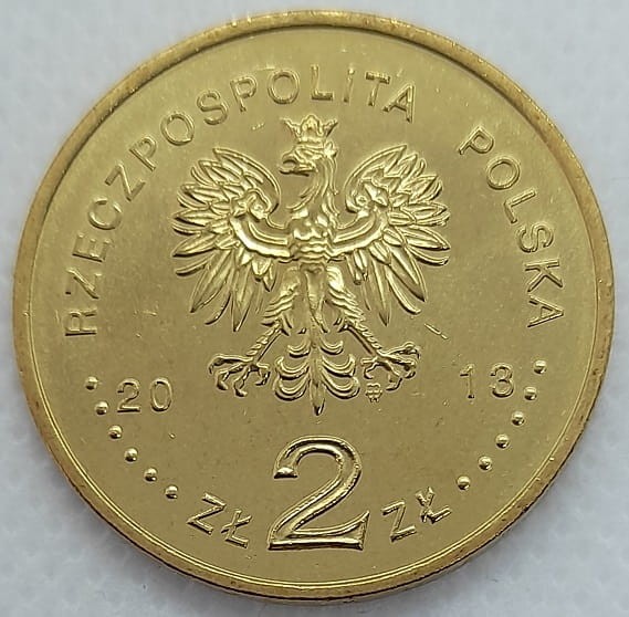Moneta 2 zł Agnieszka Osiecka 2013 awers
