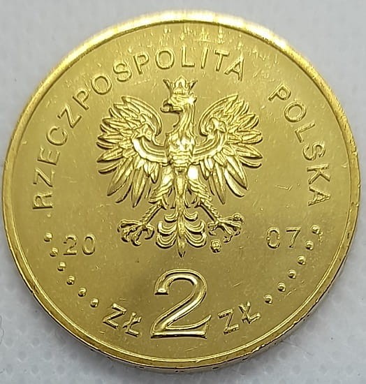 Moneta zł Rycerz Ciężkozbrojny 2007 awers