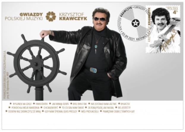 Koperta FDC Krzysztof Krawczyk 2021