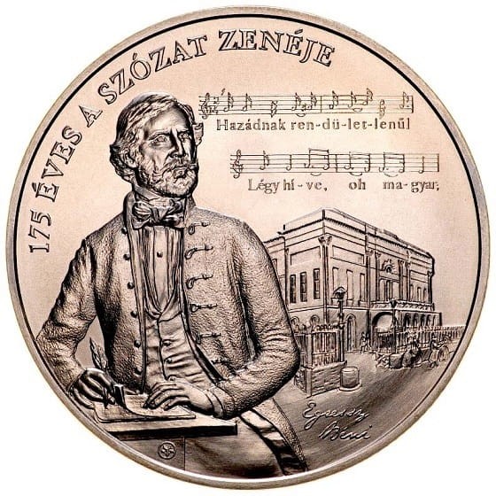 2000 forintów 175 lat hymnu Węgier 2018 r. rewers