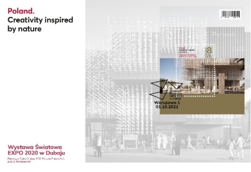 Koperta FDC Wystawa światowa EXPO 2020 w Dubaju 2021 r.