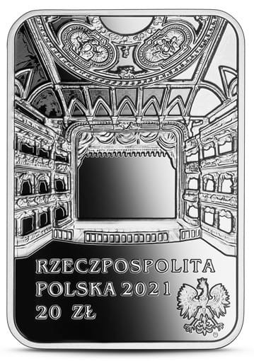 Moneta kolekcjonerska 20 zł Gabriela Zapolska 2021 awers