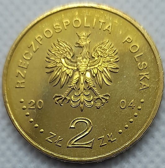 Moneta okolicznościowa 2 zł Dożynki 2004 awers