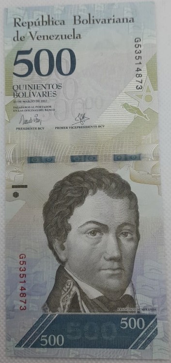 500 Bolivares Wenezuela 2017 r. 1