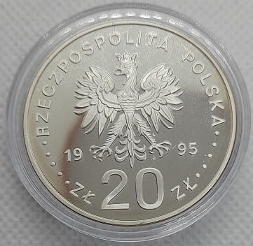 20 zł 75 rocznica Bitwy Warszawskiej 1995 r awers