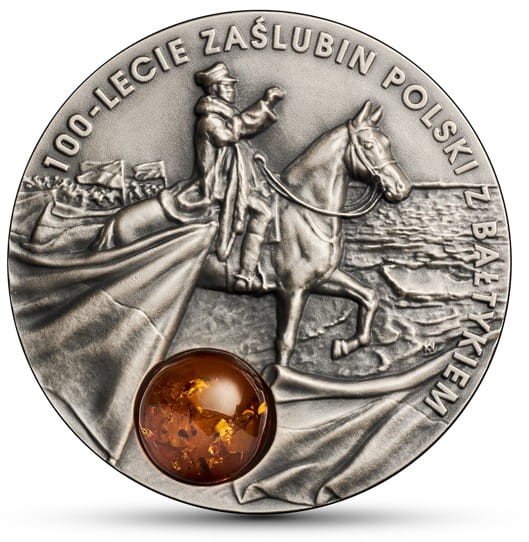 Moneta 50 zł - 100-lecie Zaślubin Polski z Bałtykiem 2020 r. rewers