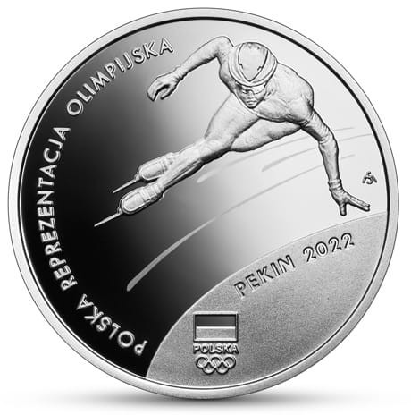 Moneta 10 zł Pekin 2022 Olimpiada Zimowa 2022 r. rewers
