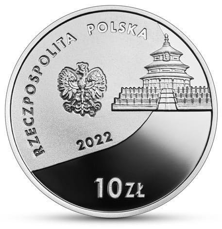 Moneta 10 zł Pekin 2022 Olimpiada Zimowa 2022 r. awers