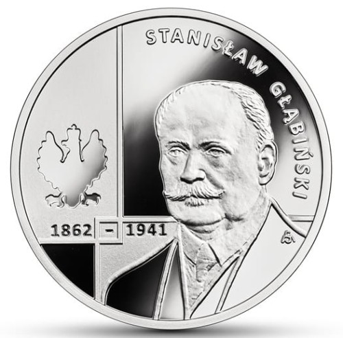 Moneta 10 zł Stanisław Głąbiński 2020 r. rewers