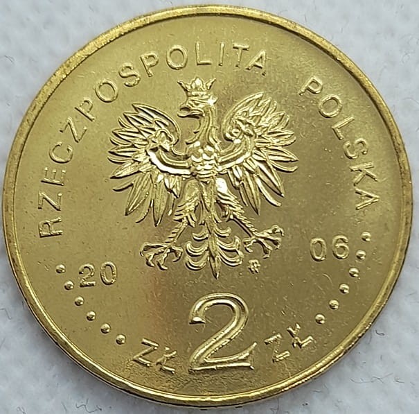 Moneta 2 zł 500-lecie Wydania Statutu Łaskiego 2006 awers