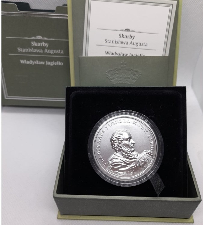 Moneta 50 zł Władysław Jagiełło - 2015 r. box r