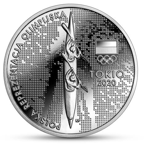 Moneta 10 zł Tokio 2022 r. rewers