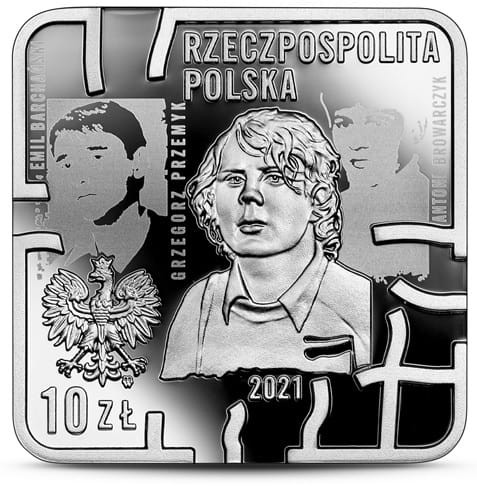 Moneta 10 zł Pamięci Ofiar Stanu Wojennego 2021 r. rewers